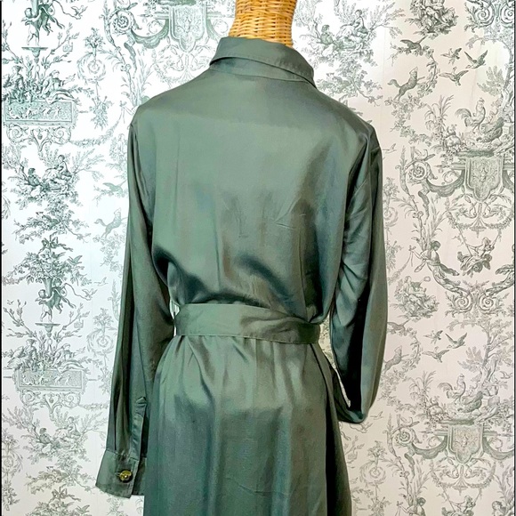 Women's Woven Utility Shirt Dress - Picture 2 of 2